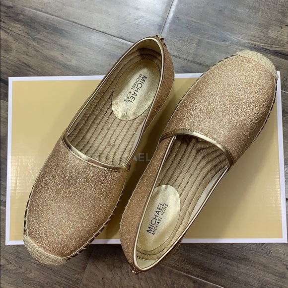 MICHAEL KORS MATHILDE ESPADRILLE PIXIE FINE GLITTE - Picture 9 of 16